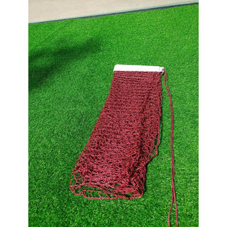 羽毛球网标准比赛训练羽毛球挡网拦网室内室外健身便携式折叠 4.1米单包边大网孔