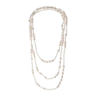 Carbo man feng chengxiang pearl necklace women's extra long 200cm multi-layered full beads high-quality 2024 new style 200cm 200cm