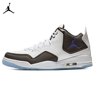 Jordan men's casual shoes jordan non-slip wear-resistant courtside 23 sports shoes ar1000-104 white and black 41