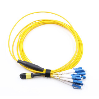 Huichuang 12-core mpo optical fiber cable female apc-lc/upc single-mode low loss 1.5 meters 21510lma