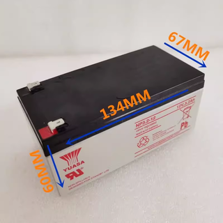 YUASA蓄电池NPH3.2-12 NP3.2-12 12v3.2ah/20HR消防应急电梯电池专用 NP3.2-12