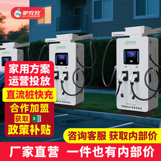 Lvchongchong new energy electric vehicle charging pile universal dc 380v 40/80/120kw home/commercial charging station 40kw integrated dual gun