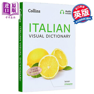 柯林斯意大利语图解词典 英文原版 Collins Italian Visual Dictionary 带音频