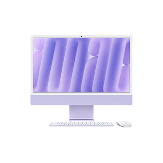 99% new apple/apple ai/imac 24-inch m4 (10+10 core) 32g 1t purple all-in-one computer z1k700031