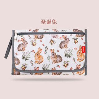 Insular portable water baby changing pad diaper bag multifunctional baby changing table maternal and infant diaper supplies christmas rabbit one size