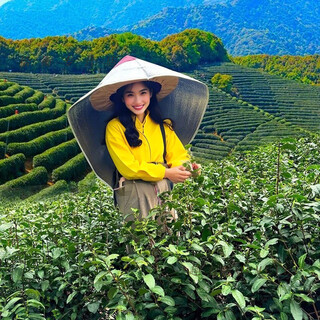 Qumuye cloak, farm work pointed hat, sunshade, outdoor sun protection hat, heat-proof and rain-proof tea picking jasmine hat set, fishing hat, thickened sunshade cloak 100 cm