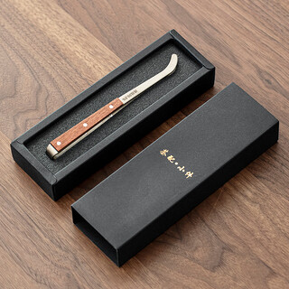 Tangfeng pure titanium tea clip, household high-end tea ceremony tea set accessories, tea tweezers, tea making tools clip, cup washing clip, tea picker, pure titanium walnut tea clip (gift box)