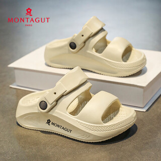 Montagut children's slippers, boys' shoes, summer middle and older children 6-12 years old, non-slip soft-soled sandals, children's soft-soled beach shoes