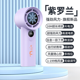 Pet dog special mouth hair dryer mini facial hair dryer bichon teddy handheld bath artifact t-100 high speed fan - purple power 5w