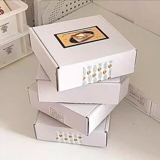 Baokesi ins стиль белая коробка для самолетов 15*15*5 5 ручная подарочная упаковочная коробка жесткая экспресс-упаковочная коробка ручной работы guka