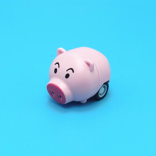 山头林村儿童玩具小车卡通小动物回力车可爱创意幼儿园活动小礼物送小朋友 小猪