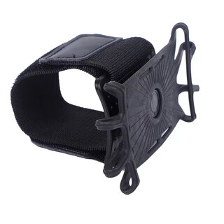 Oemg is suitable for driving, sports and outdoor with arm elastic arm sleeve, unisex running and cycling wrist phone holder, wrist style, elegant black (worn on the wrist)