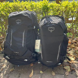 Osprey gives away rain cover outdoor kitty hawk hacker 26 liters 18 liters men's and women's mountaineering bag hiking backpack large black 28 liters