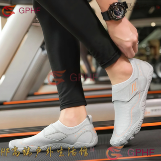 Gphf japan's new soft-soled breathable indoor aerobics sneakers for women, fitness shoes for men, non-slip skipping rope yoga treadmill shoes, gray (too large) 40