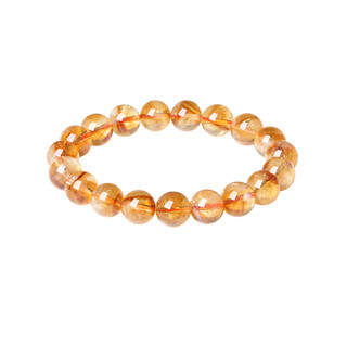 周大生黄水晶紫水晶手串超七玛瑙绿幽灵手链招财纳福生日礼物送女友