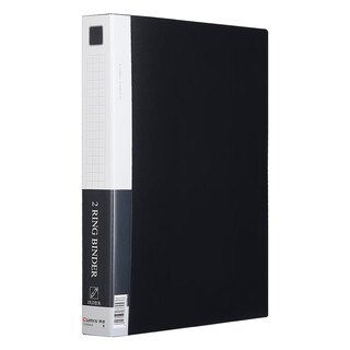 Comix tc532a-d-x black office essential file folder a4 1.5-inch 2-hole d-type clip (10 pieces)