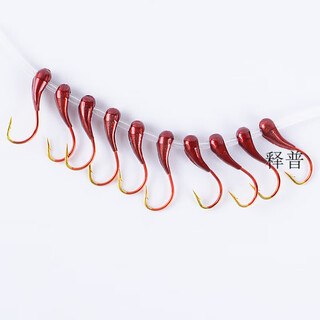 Han ou fei chaotian hook jin haixi fish hook imported wild fishing crucian carp hook 45 degrees traditional seven-star hook lead head hook through the heart loose jin haixi chaotian hook 10 pieces no. 5