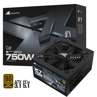 长城（Great Wall） X系列台式机电脑电源80PLUS金牌认证电源全电压 750W全模【X7金牌 ATX3.1】