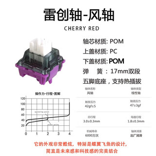 Leichuang axis, linear axis, segment axis, diy customized internet cafe mechanical keyboard axis, silent axis, cross dustproof, hot-swappable, white, 35 customized air shafts + puller + can
