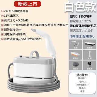Tinssisy high temperature and high pressure steam cleaner portable sterilization kitchen range hood air conditioner originated from german mixed pressure technology cleaning machine household all-in-one machine multi-functional cleaning artifact conventional set-retort pressure motor-hybrid pump-water shortage protection