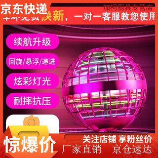 筏芯飞行球回旋新款智能UFO魔术黑科技魔术男孩女孩生日礼物儿童玩具 爆款【粉色回旋球】5D彩灯/回旋悬浮/耐摔款 收藏速发【品质保障】儿童礼物惊喜