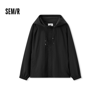 Semir jacket men's water-repellent hooded jacket autumn mountaineering cycling clothing raglan sleeve top wrinkle 101524108102