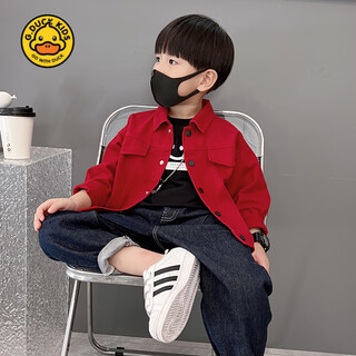 G.duck boys' shirts and autumn jackets 2025 new spring and autumn children's boys' boys' handsome tops main image color 140 cm
