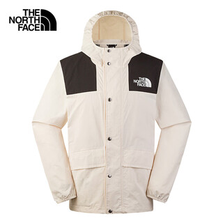 The north face north windproof jacket men's outdoor windproof and water-repellent jacket 5jyn sand dune white/qli m
