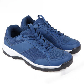 Manon messiant ground maintenance shoes, ground maintenance training shoes, running shoes, training shoes, men's breathable, wear-resistant blue light work shoes, blue soles, wear-resistant upgrade, size 40