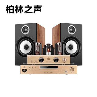 Ukyk voice of berlin hifi audiophile-grade home bluetooth audio amplifier cd player tube speaker set d538 includes cd player (hifi fever version).