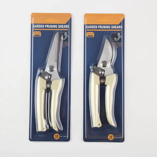 Orange central gardening shears, powerful stainless steel labor-saving pruning pruning fruit tree thick branches special scissors