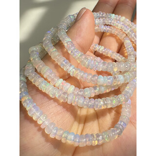 Fat donglai's same style opal bracelet, natural colored treasure plate beads, men's and women's opal crystal bracelet jewelry gift, about 5-5.5mm/string