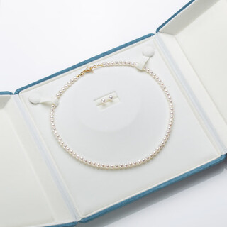 Fat dong lai quality time post office 5-6mm natural aurora pearl mother's day set white 5-6mm