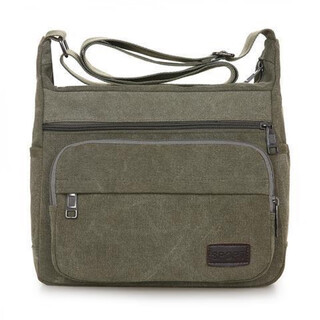 Vinoa multifunctional electrician repair tool bag canvas large thickened oxford cloth shoulder backpack wear-resistant men's messenger bag yunzhi 8895 army green