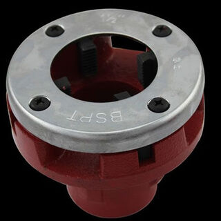 Threading machine, die tapping machine, tapping machine, electric threading machine, plumbing hinge plate, iron pipe, plastic pipe threading machine, 1.5-inch single head (type 63)