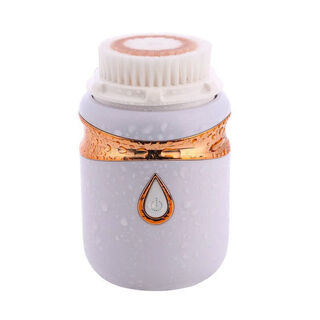 Others/others new electric facial cleansing facial washing device water-proof vibrating cleansing beauty device pore blackhead remover soft brush gold
