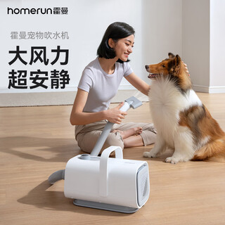 Hörmann pet water blower, special dryer for dog drying, automatic hair blowing, dog bathing, household artifact, silent hörmann pet water blower, ivory white