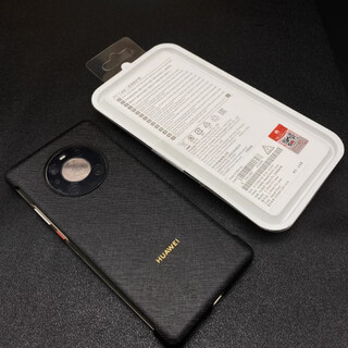 Huawei suitable for mate40pro original mobile phone case mate40e protective cover leather no original leather cross pattern basalt color plain leather back cover not available for huawei mate 40 pro