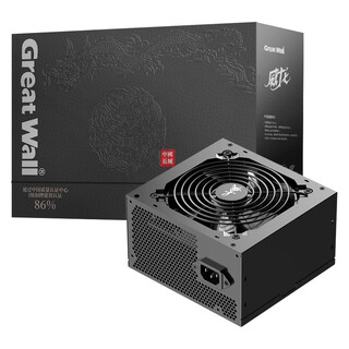 长城（Great Wall）额定650W 威龙C6直出线电源（CQCⅠ铜牌级能效认证/ATX3.1/宽幅/温控风扇/60CM加粗长线材）