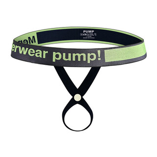 Men's alternative thong underwear, one-string abstinence-style erotic underwear, sexy double butt, leopard print t-pants, pure desire men, green m