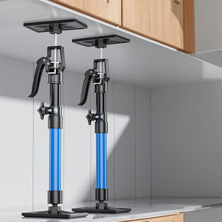 Ye yu telescopic support rod wall cabinet door frame lifting jack home decoration installation tool ceiling woodworking lifting bracket main picture model can lift 50-115cm two medium models