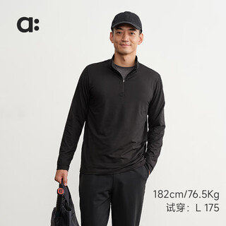 Youlan (allblu) allblu youlan parent-child cloud quick-drying. it needs to be quick-drying but also extremely comfortable. half-cardigan sweatshirt, agate black 170