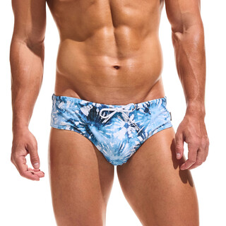 TADDLEE 男三角泳裤 成人游泳裤男士游泳裤男生专业泡温泉泳装海边潮流 湖蓝色 L 【155-190c 70-77.5kg】