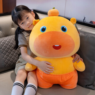 Duoai (duoai) capybara lulu genuine doll doll, extra large plush doll companion sleeping pillow, birthday gift for female friends, genuine capybara lulu, dumb style 60cm