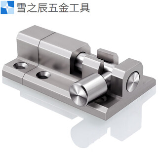 Junmo bolt door buckle door bolt bedroom exposed 90 degree door latch stainless steel core door window anti-theft door wooden door 2 inches 4 inches thickened aluminum alloy bolt thickened version-2 inches space gray