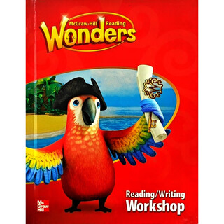 Original imported textbook english training institution in california, united states, children's entry-level zero-based enlightenment textbook 6-8 years old children's english books student books reading wonders grade 1 grade 1 workshop-456