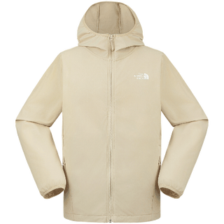 The north face thenorthface sun protection jacket for men 25 spring and summer new outdoor lightweight packable jacket 3x4 gravel sand xl 180108a