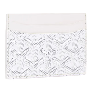 Goyard goya card holder for men and women, document holder, credit card holder, wallet, fashionable and versatile, white