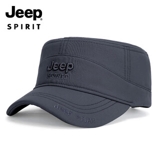 Jeep (jeep) hat men's flat cap autumn and winter velvet warm peaked cap men's middle-aged and elderly casual baseball cap a0369