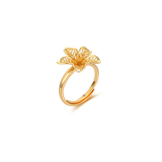 Xuping xuping jewelry alloy fashionable temperament elegant flower ring women's gift jewelry x000989259 ring #6k